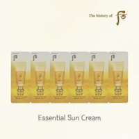 Lịch sử kem chống nắng thiết yếu whoo / kem chống nắng chiêngjinhyang 1ml * 10pc / 30pcs / 60pcs