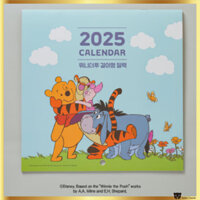 Lịch treo tường Disney Winnie the Pooh 2025