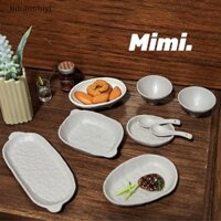 [Lid] 9 Chiếc 1: 12 Nhà Búp Bê Thu Nhỏ Đĩa Trang Trí Mini Bộ Đồ Ăn Nội Thất Mô Hình Nhà Trang Trí Đồ Chơi Phụ Kiện Nhà Búp Bê [VN]