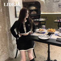 LIDEAL áo len cardigan áo khoác cardigan Comfortable Casual Cute Trendy WMY2491TH8 45Z241104