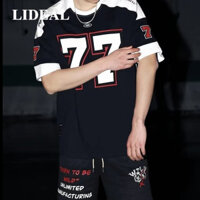 LIDEAL áo phông nam Áo Thun phông áo nam thun Áo Thun Form Rộng Ngắn Tay Unisex MTX2451X1G 45Z241104