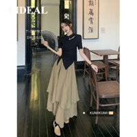 LIDEAL Chân váy chân váy dài thời trang INS Cute Thể thao WSQ2430RY3 45Z241104