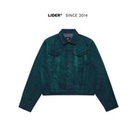 LIDER Jeans - Áo Khoác Denim Phủ Màu Xanh Wash Dáng Regular Unisex LIDER MOUNTAIN DEW DENIM JACKET