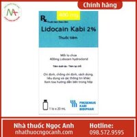 Lidocain Kabi 2% 400mg/20ml