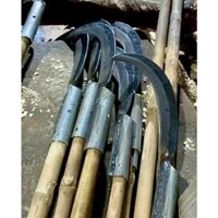 Liềm giựt cành cây chất liệu nhíp xe - Dụng cụ cắt tỉa cành, khâu liêm giật cành dừa, chuối, xoài