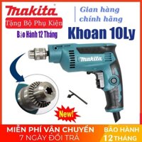[Liên Doanh] Máy khoan makita 10 ly - khoan cầm tay ruột đồng dây dài - máy khoan cầm tay giá rẻ siêu bền GiaDung Sỉ Lẻ