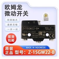 Liên hệ bạc Chính hãng Omron Micro Switch Z-15GW22-B Con lăn lõi chân Công tắc đột quỵ Nút chặn