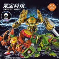 LIÊN HỆ ĐẶT TRƯỚC - Mô Hình Model Kit Fruity Robo Rô Bô Trái Cây Phần 1 Quýt Kiếm Sĩ - Thơm Giác Đấu - Táo Thiện Xạ