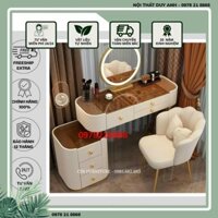 (Liên hệ shop đặt hàng) Bàn trang điểm nhập khẩu máy trám BP-11, Bàn phấn thông minh gương LED có táp mặt kính