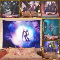 Liên Minh Huyền Thoại 40 [IN THEO YÊU CẦU] Thảm treo tường - Tranh vải decor tặng kèm móc treo tiện lợi.