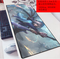 Liên Minh Huyền Thoại LOL Bé Trai Miếng Lót Chuột Cà Phê Internet Một Tân Yasuo Thiên Thần Diêm Chơi Game Trò Chơi Quá Khổ Bàn Thảm Tùy Biến