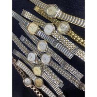 (liên sàn) Đồng hồ nữ case trung phối vàng đề mi kiểu dáng đơn giản lên tay siêu xinh