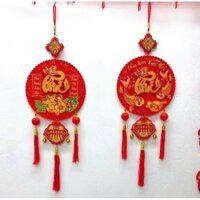 Liễn treo trang trí decor tết, Liễn treo tường 3D trang trí Tết 2025