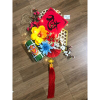 liểng treo Tết, decor, vật liệu trang trí