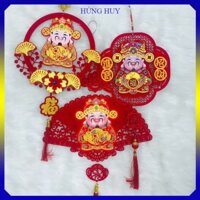 Liễng Treo Tết thần tài  Size 30*30cm (Vpp Huyphat)
