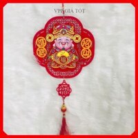 Liễng Treo Tết thần tài  Size 30*30cm (vpp triminh)