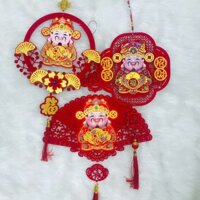 Liễng Treo Tết thần tài  Size 30*30cm (cholon)