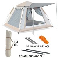 Liều Lều Cắm Trại Du Lịch Dã Ngoại, Liều Phượt Tự Bung 4 đến 6 người Chống Thấm Nước Chống Muỗi Gấp Gọn Tiện Lợi