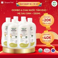 Liệu trình 6 chai nước tắm thảo dược cho mẹ sau sinh NAVEL STC phòng ngừa hậu sản cảm mạo sau sinh, khử mùi hôi trên da