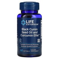 Life Extension Black Cumin Seed Oil and Curcumin Elite 60 Softgels