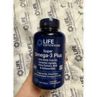 Life Extension Viên Uống Super Omega-3 Plus & Astaxanthin  - Hỗ Trợ Sức Khoẻ Tim Mạch