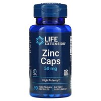 Life Extension Zinc Caps High Potency 50 mg 90 Vegetarian Capsules