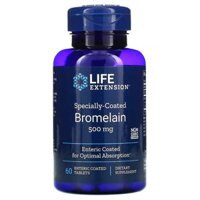 Life Extension Specially-Coated Bromelain 500 mg 60 Enteric Coated Tablets