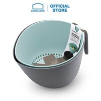 [LIFEMC2510B -12% đơn 250K] Rổ kèm thau Lock&Lock Mixing Bowl with Colander - CKB014GRY