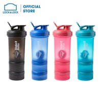 [LIFEMC2510B -12% đơn 250K] Bình lắc SHAKE IT Lock&Lock 600ml 4 màu (Xanh lá/Hồng/Đen/Xanh dương) - HAP945