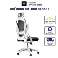 [LIFEMCMBP1698 giảm 12% đơn 150K] Ghế Xoay Văn Phòng Công Thái Học Resdani ,Làm Việc GXCD11(Có Video Sản Phẩm)