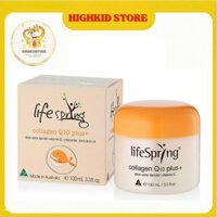 LifeSpring Collagen Q10 Plus + kem dưỡng da, chống lão hóa da hiệu quả