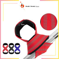 Lifting straps dây đeo cổ tay, dây kéo lưng tập tạ, đu xà đơn nâng tạ hình số 8