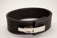 LiftingLarge Polished Leather 13mm Powerlifting Lever Belt IPF Approved