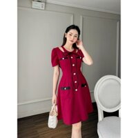 LIGAM - ĐẦM ĐỎ PHỐI RACHEL DRESS