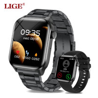 Lige Đồng Hồ Thông Minh Nam Thời Trang Cuộc Gọi Bluetooth Theo Dõi Sức Khỏe Thể Thao Chống Thấm Nước Vòng Tay Thể Dục Nam Nữ Đồng Hồ Thông Minh MỚI
