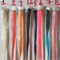 Light tóc giả móc line cao cấp chịu nhiệt - Xanh dương