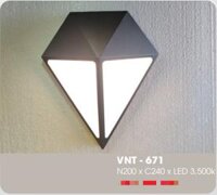Lighting&Home - Đèn vách VNT-671