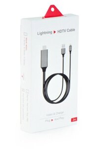 Lightning to HDTV Cable 2m || Cáp kết nối Lightning Iphone Ra out HDMI. TIVI . MÀN Hình Máy chiếu