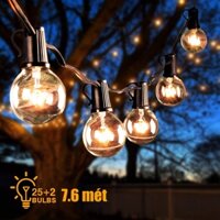 【LIGHT.VN】Dây Đèn Led Trang Trí Cherry Ball Bóng Tròn Màu Vàng Nắng Trang Trí Phòng Ngủ, G40 LED