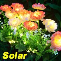 Ligyetor Đèn hoa năng lượng mặt trời Đèn sen tuyết năng lượng mặt trời có bãi cỏ Ao bên sân vườn Trang trí