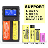Liitokala Lii-PD2 Lii-PD4 14500 16340 Pin Sạc Cho 18650 26650 21700 AA AAA 3.7V lithium NiMH Pin