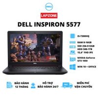 [Likenew] Dell Inspiron 5577 VGA GTX 1050 Core i5-7300HQ Ram 8GB SSD 128GB HDD 500GB 15.6” FHD IPS