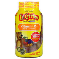 L’il Critters Vitamin D3 Bone Support Natural Fruit 190 Gummies