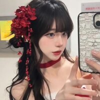 Lily của Thung lũng Hoa Đỏ Mũ Đội Đầu Tua Rua Kẹp Tóc Kẹp Phẳng Kẹp Bên Hoa Ảnh Kẹp Tóc Kẹp Tóc Cô Dâu Phụ Kiện Tóc20250217