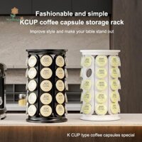 Lily K Cốc Giá Đỡ Carousel Đứng 40 Pod Giá Để Đồ Xoay Viên Cà Phê Viên Sắp Xếp Xoay 360 Độ Cà Phê Pods Giá Đỡ uuu