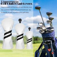 Limerencia Golf Club Head Covers Thiết thực PU Driver / Fairway / Hybrids Golf Rod Tay áo