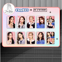 [Limeted]Card oreo Blackpink bo góc tròn oficial tặng kèm sleeve