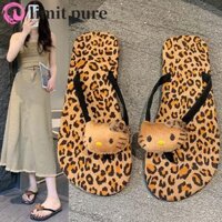 Limit PURE KT Cat Flip Floops Y2K Giày Phụ Kiện Đi Biển