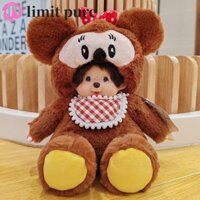 Limit PURE Monchichi Đồ chơi sang trọng Phim hoạt hình Cặp đôi dễ thương