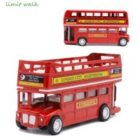 Limit WALK Travel Bus Model Vintage Trang trí ô tô Đồ chơi trẻ em